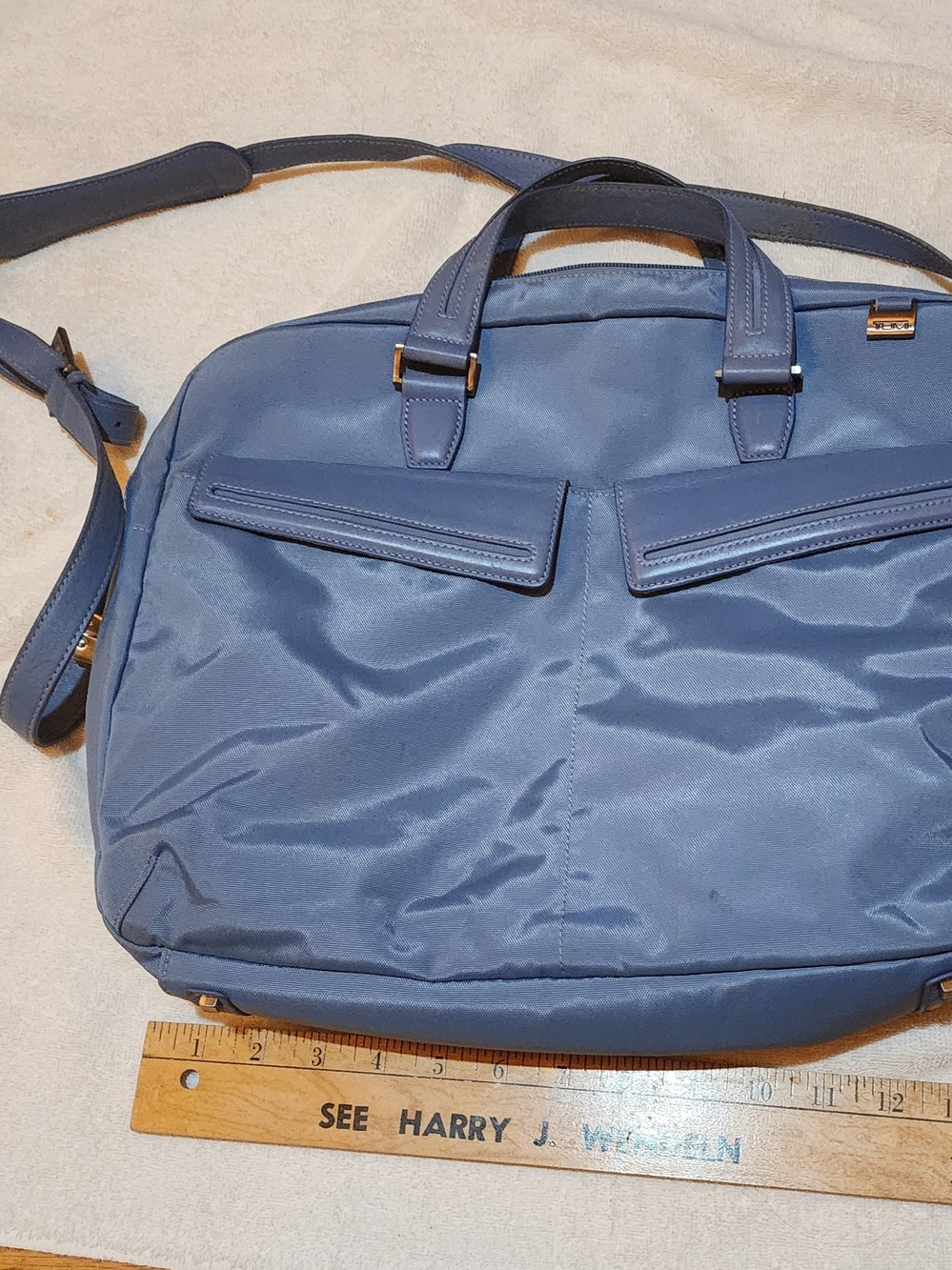 Tumi Computer Bag Ladies Blue - Picture 4 of 16